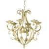 Old World Wrought Iron Candle Chandelier