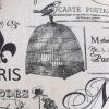 Paris Cushioned Stool with Silver Frame