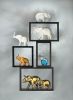 Golden Ceramic Elephant Figurine - 5 inches