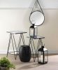 Lacy Black Metal Stool or Plant Stand
