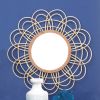 Rattan Loop Mirror