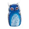 Art Glass Figurine - Blue Owl