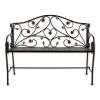 Country Apple Iron Garden Bench