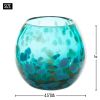 Glass Vase or Decorative Bowl - Aqua