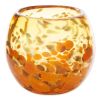 Glass Vase or Decorative Bowl - Orange