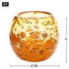 Glass Vase or Decorative Bowl - Orange