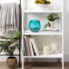 Fish Bowl Style Vase - Aqua Gradient 7.25 inches