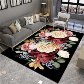 Bedroom bedside carpet - Black - 160x230cm