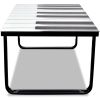 Coffee Table with Piano Printing Glass Top(D0102HE05W7)
