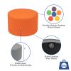 Soft Seating Collaborative Circle for Classrooms and Daycares - 12" Seat Height(D0102HEGPDU)