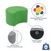 Soft Seating Collaborative Moon for Classrooms and Daycares - 12" Seat Height(D0102HEGP1A)