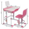 70CM Lifting Table Can Tilt Children Learning Table And Chair (With Reading Stand Without Table Lamp) RT(D0102HEBY4U)