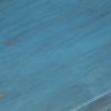 Bedside Table Solid Mango Wood 15.7"x11.8"x19.7" Blue - Blue