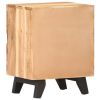Bedside Cabinet 15.7"x11.8"x20.1" Solid Acacia Wood - Brown