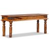 Castle Bench Solid Sheesham Wood 43.3"x13.8"x17.7"(D0102HPMXE7)