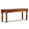 Castle Bench Solid Sheesham Wood 43.3"x13.8"x17.7"(D0102HPMXE7)