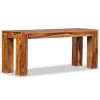 Bench Solid Sheesham Wood 43.3"x13.8"x17.7"(D0102HPMXRV)