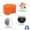 Soft Seating Collaborative Moon for Classrooms and Daycares - 12" Seat Height(D0102HEGP1V)