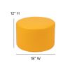 Soft Seating Collaborative Circle for Classrooms and Daycares - 12" Seat Height(D0102HEGPMW)
