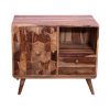 Rose Wood Storage, Honeycomb Design,