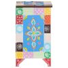 Hand Painted Bedside Cabinet - Multicolour