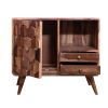 Rose Wood Storage, Honeycomb Design,