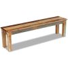 Bench Solid Reclaimed Wood 63"x13.8"x18.1"(D0102HE09QY)