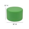 Soft Seating Collaborative Circle for Classrooms and Daycares - 12" Seat Height(D0102HEGPDY)