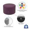 Soft Seating Collaborative Circle for Classrooms and Daycares - 12" Seat Height(D0102HEGPMA)