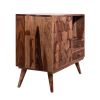 Rose Wood Storage, Honeycomb Design,