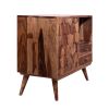 Rose Wood Storage, Honeycomb Design,