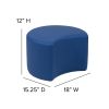 Soft Seating Collaborative Moon for Classrooms and Daycares - 12" Seat Height(D0102HEGPBU)