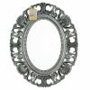 Silver Scallop Border Wall Mirror