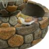 Stone-Look Water Fountain - Solar or Cord Power