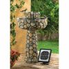 Stone-Look Water Fountain - Solar or Cord Power